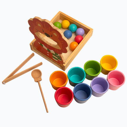 Montessori color cognitive teaching aids baby fine motor training children Montessori early education educational toys 2 years 1