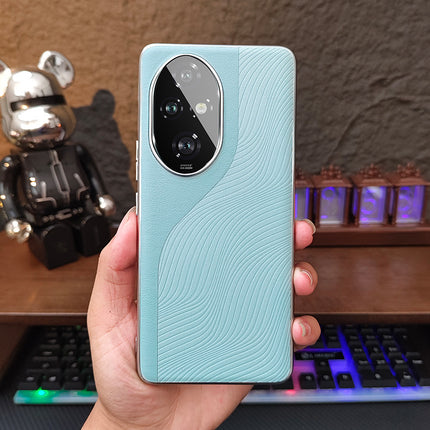 For Honor 200pro Mobile Phone Case New Style Stitching Leather Contrast Color Honor 100/200 Advanced Sense Protective Case