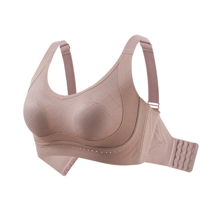 Rabbit Cup Large Chest Small Anti-sagging Underwear Traceless Litching Underwear Women's Chest Gathering Parammary Bra Large Cup