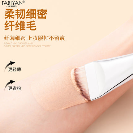 Cross-border oblique head foundation concealer makeup brush mask foundation liquid seamless application professional beauty tools manufacturers wholesale