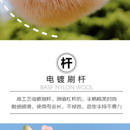 Rose Gold Powder Blush Brush Professional Make Up Brush Large Cosmetic Face Cont Cosmetic Face Cont brocha colorete Make Up Tool