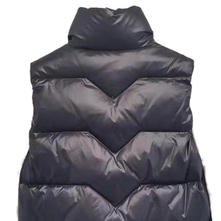Women's Short Vest 2025 Autumn and Winter New Korean Style Loose Slimming Thick Cotton Vest Jacket Trendy