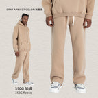 Straight-leg pants-grey apricot / S
