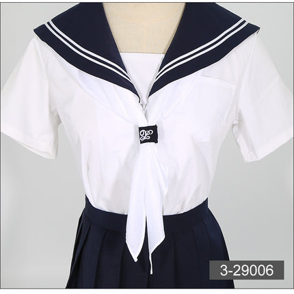 Triangle towel jk sailor suit scarf hand-made solid color Japanese JK uniform large bow tie women's free ring buckle small wholesale