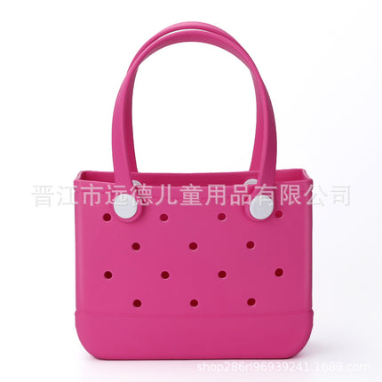 [9.9 Yuan] [Random] [Slightly Defective] Eva Beach Bag Hole Bag Satchel Handbag Waterproof Travel Sand