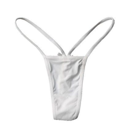 Cross-border e-commerce AliExpress simple mini bikini comfortable bottoming thin band fitness underwear girls thong
