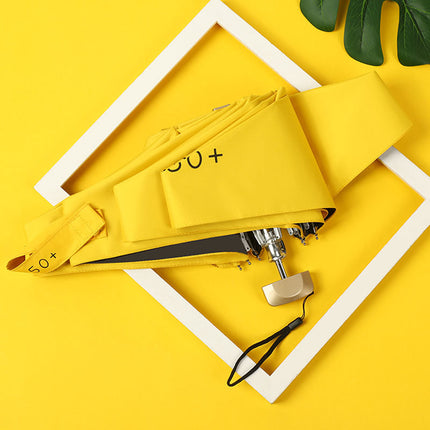 Spot Creative Flat 50% off Umbrella Upf50+ Small Fresh Flap Pocket Pants Women's Umbrella Rain or Shine Mini Sun Protection Umbrella