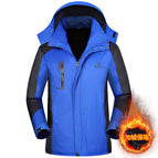 Standard blue padded jacket [fleece-lined & extra thick] - hot seller! / 6xl recommended【 95-105kg 】