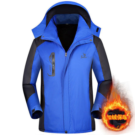 Winter Coat Men's Thickened fleece-lined Cotton Coat Men's Cotton Coat Cotton Coat Work Clothes plus size Jacket Men's Winter Coat
