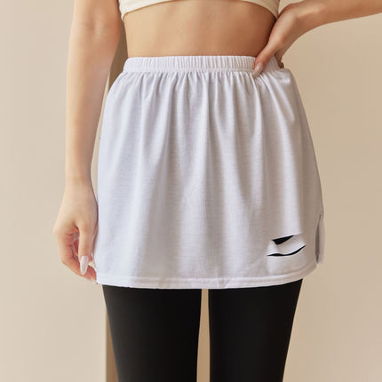 Small fart curtain T-shirt sweater bottoming inner matching artifact decoration fake two-piece stacked hem cover butt skirt for women