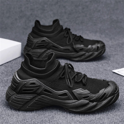 Summer New Men's Lightweight Running Shoes Octopus Socks Shoes Mecha Shoes Sports Mesh Breathable Fly Knit Men's Shoes