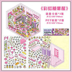 Rainbow candy house