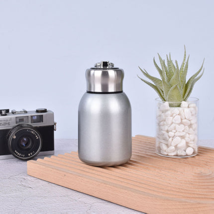 Cross-Border Mini 316 Stainless Steel Chubby Thermos Cup with Ring Flap Pocket Pants Cup Vacuum Double-Layer Portable Cup