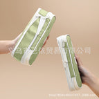 Twill retractable pencil case [green]