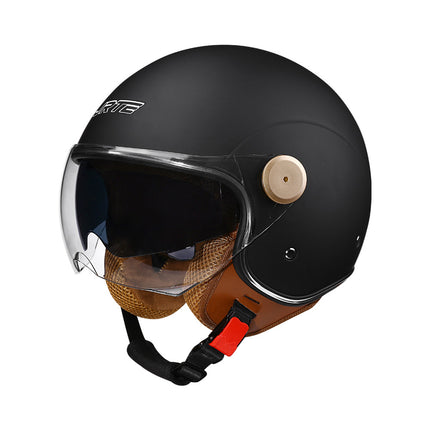 3c certified motorcycle helmet electric car helmet Harley universal battery car Four Seasons universal personality half helmet