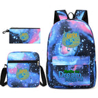 Starry sky blue figure 2 / Three piece set