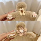AB surface rice bear flower khaki grip (B2941)