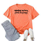 Orange (black font) / S
