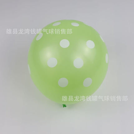 Thickened 12 inch 2.8g polka dot latex balloon wedding wedding party holiday balloon decorative polka dot balloon