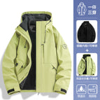 Same style for men and women - green fruit green [three-in-one/removable] / 3XL