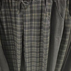 Black plaid pattern / Free size (fits 45~65kg )
