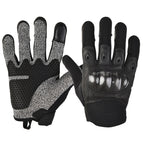 Black leather cut-resistant shell / M