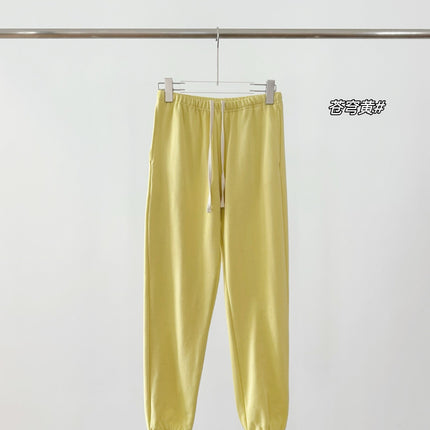 Popular Spring New Dopamine Color Sweatpants Solid Color Versatile Casual Slimming Terry Women's Sports Pants