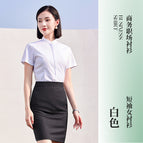 Women's White Short-sleeved Shirt Single Piece / Men's and women's long-sleeved shirts are available in shops.