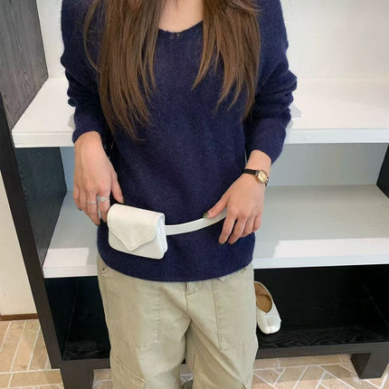 Cross-Border New Small Waist Bag Trendy Fashion Versatile Belt Women's Multi-Purpose Mini Small Bag Earphone Bag Coin Purse
