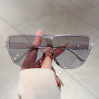 Transparent gray frame gray piece