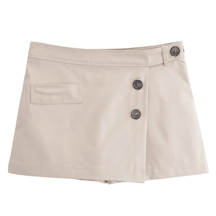 Cross-border Amazon Explosions Wholesale Spring New Lapel Single-breasted Sleeveless Trip Belt Short Top Short Culottes