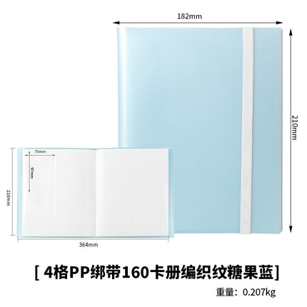 Nine-Square Grids Card Book Game Pokemon My Little Pony Two-Dimensional 3inch Small Card Collection Book Dust-Proof Storage Book