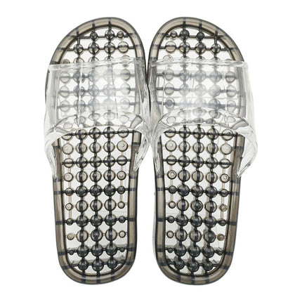 Couple Bathroom Slippers Men's Summer Non-slip Home Indoor Bathing Women's Sandals Thick Bottom Massage Leakage Home Shoes