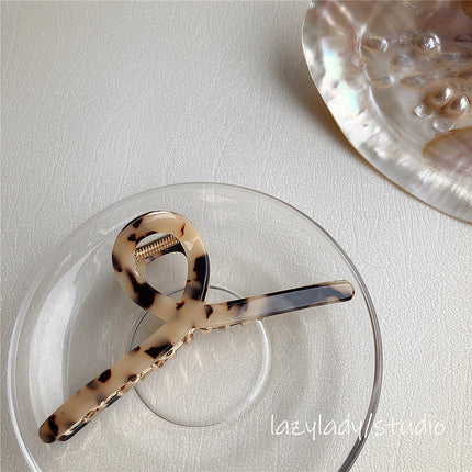 Spring and summer unique rare colored hair grip clip ~ niche acetic acid shark clip hairpin headdress 2022 new hair accessories