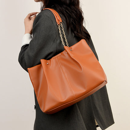 Cross-Border Textured Bags for Women 2025 New Style Women's Bags for Commuting Large Capacity Shoulder Underarm Bags Casual Tote Bags Wholesale