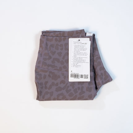 Yoga clothes women's sports fitness trousers leopard print quick-drying tight high waist nude sense cropped jogging training European and American