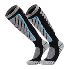 Black and Blue Sports Ski Socks] / Adult free size [39-44]]