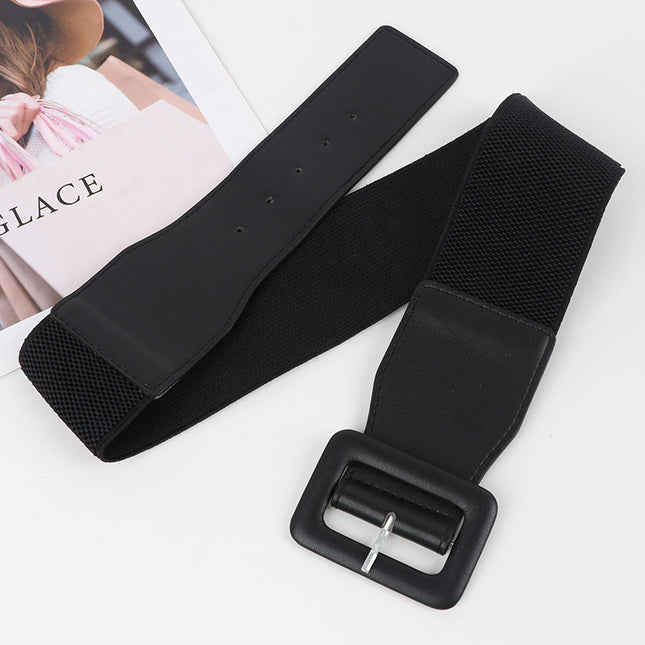 New Elastic Waist Bandwidth Decoration Fashion All-match Elastic Women's Waist Seal Outer Coat with dress Accessories