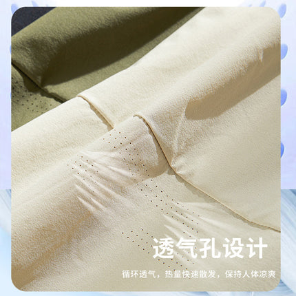 Big Brand Replacement Straight Business Casual Large Size Men's Pants Spring and Summer Lightweight Elastic Breathable Outdoor Casual Pants