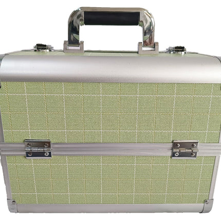 Manufacturer's Ready-Made Wholesale and Retail Professional Makeup Box, Beauty and Manicure Box, Double-Layer Large-Capacity Portable Makeup Box