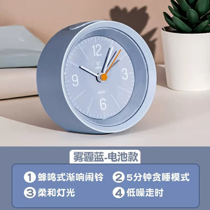 Alarm clock Creative mute lazy alarm clock student Alarm Clock Deli home clock wake-up artifact strong wake-up