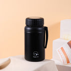 Cup comes with tea separator / 1000ml [black] dazzling blue handle