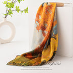 Fhz24-9005-1 golden fallen leaves / 86*86cm (with gift box)