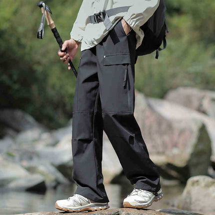 Camel HJCAMEL Tooling Pants Men's Autumn and Winter New Fashion Brand Loose Straight Waterproof Windproof Casual