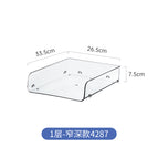 4287. transparent stacking rack-narrow and deep style 1 layer can be stacked