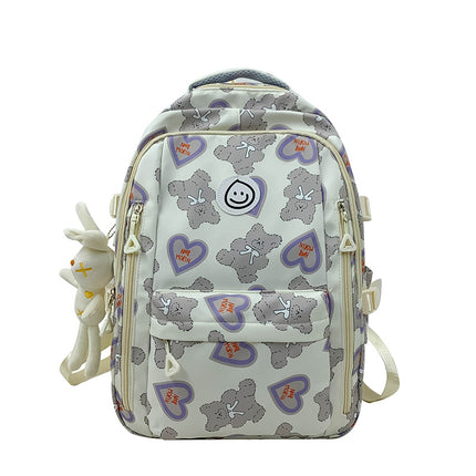 Student Schoolbag Japanese Style Simple Korean Style Backpack for Middle School Students and College Students Girls Cute Casual All-match Backpack