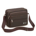 Brown + four zippers (horizontal style)