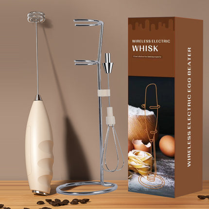 Cross-border handheld milk frother household wireless electric milk coffee mixing rod baking egg white frother