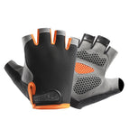 Upgraded sports style black and orange [gel silicone/shock absorption/anti-slip] / S