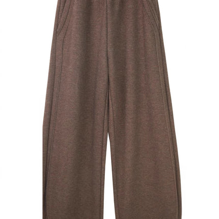 New Autumn and Winter Women's Personalized Versatile Scimitar Pants for Travel, Sports Casual Pants, Loose Wide-Leg Sports Pants
